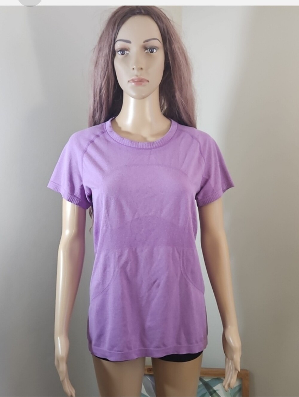 Lululemon Purple Short Sleeve Crew Neck Tee T Shirt